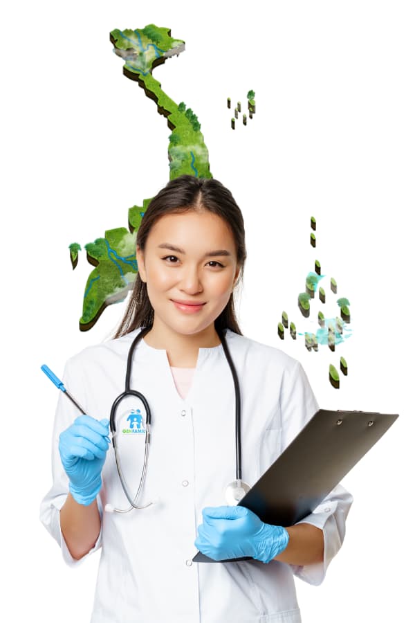 Phòng Xét Nghiệm ADN, NIPT GenFamily Cần Thơ 25 trung tâm adn genfamily